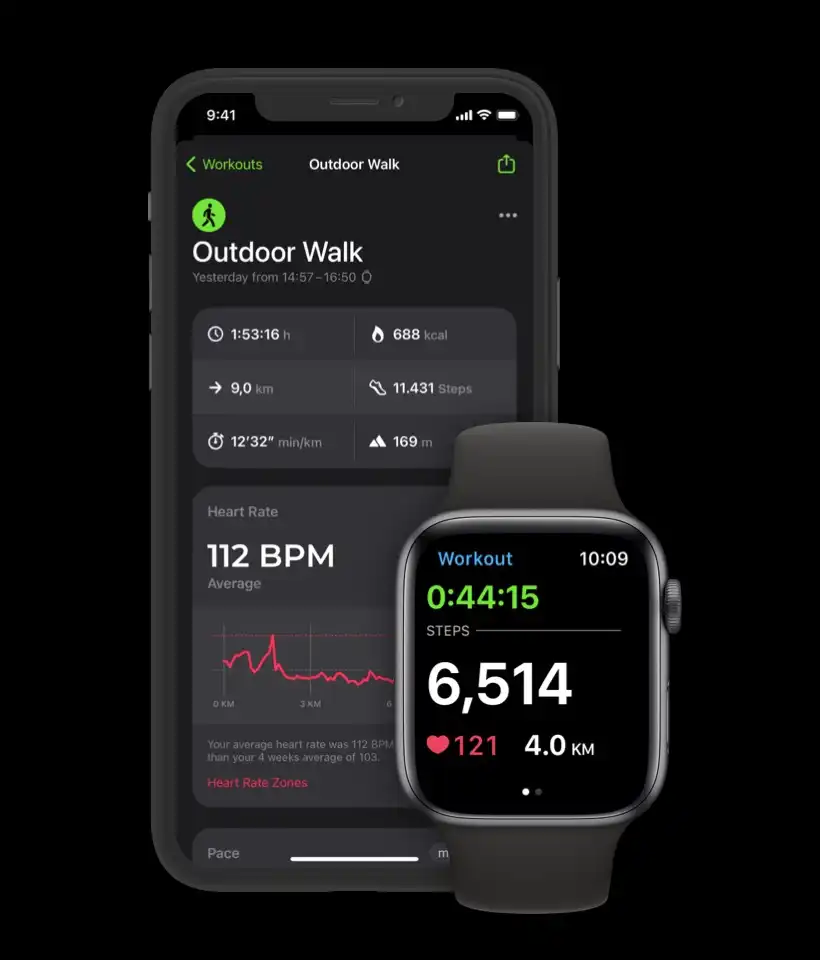 Apple watch best sale step tracker app